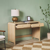 Chantelle Modern Curved Writing Desk-Home Office-Parc Decor