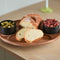 Charcuterie / Serving Tray w/ 2 Ceramic Bowls w/ Lids-Serving Tray-Parc Decor