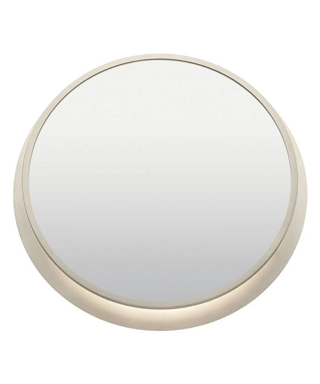 Chennai 30"W Premium Backlit LED Bathroom Vanity Wall Mirror, Satin Nickel Finish by Kichler