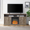 Cherrington Barn Door Fireplace TV Stand-Fireplace-Parc Decor