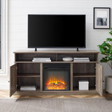 Cherrington Barn Door Fireplace TV Stand-Fireplace-Parc Decor