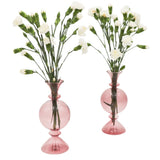 Cherry Blossom Bauble Glass Vases – Pair