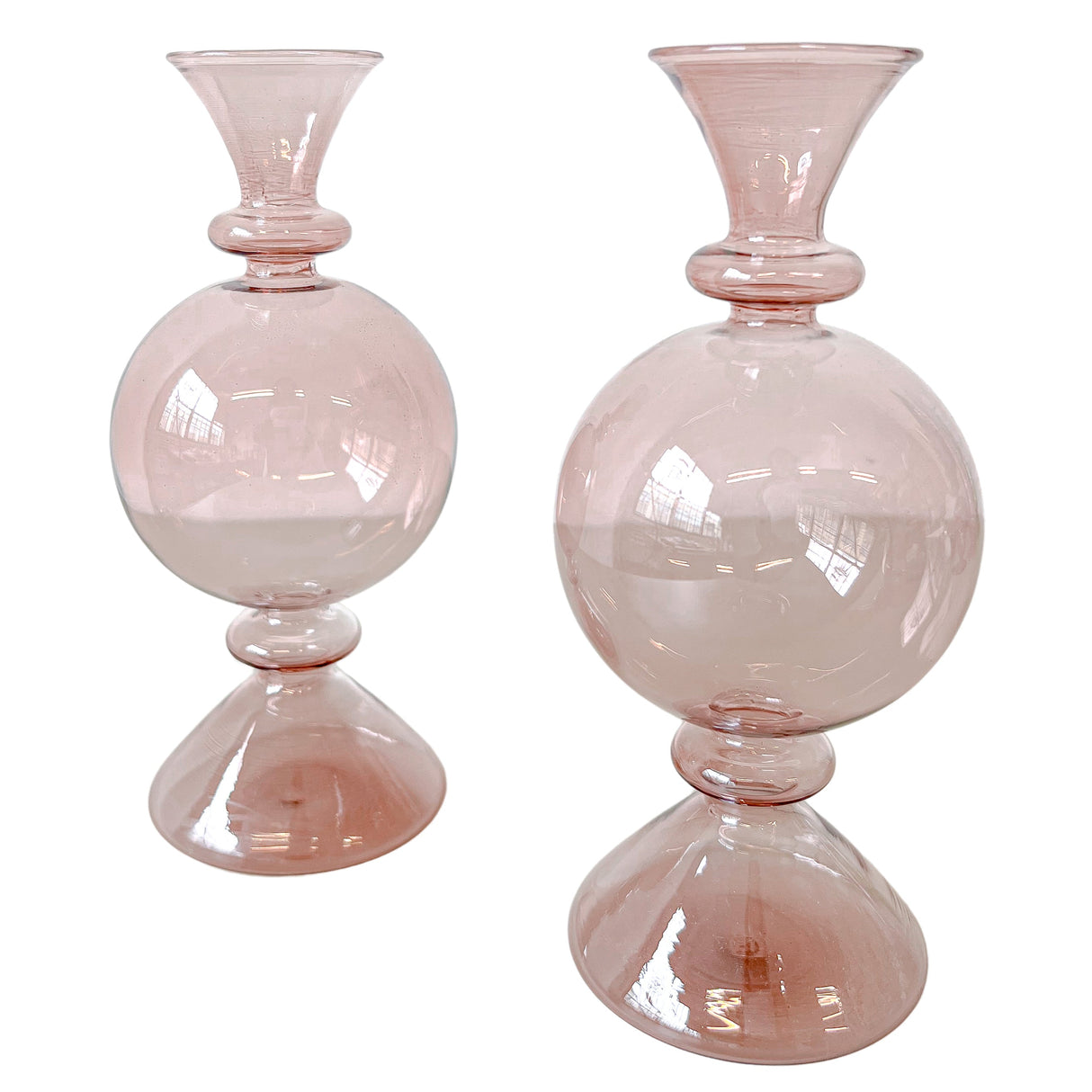 Cherry Blossom Bauble Vase - Pair-Decorative vase-Parc Decor