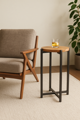 Chesnut martini table-End table-Parc Decor