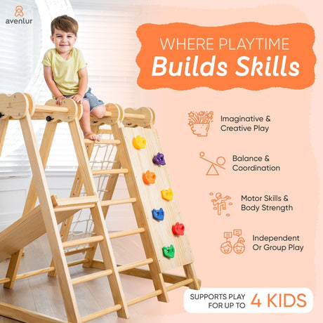 Chestnut | Foldable Jungle Gym