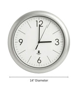 Chicago Lighthouse Designer Quartz Wall Clock – Modern 14” Minimalist Wall Clock
