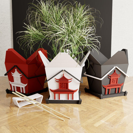 Chinese Takeout Planter-Planter-Parc Decor