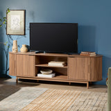 Chloe Modern Reeded TV Stand-Entertainment-Parc Decor
