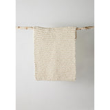 Chunky Ecru Hand-Loomed Mat