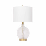 Ciel Contemporary Glass Textured Table Lamp-Lighting-Parc Decor