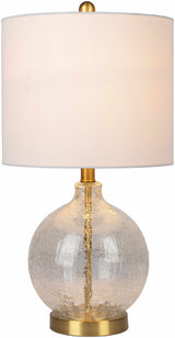 Ciel Contemporary Glass Textured Table Lamp-Lighting-Parc Decor