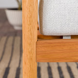 Circa Modern Solid Wood Spindle Patio Loveseat-Outdoor-Parc Decor