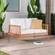 Circa Modern Solid Wood Spindle Patio Loveseat-Outdoor-Parc Decor