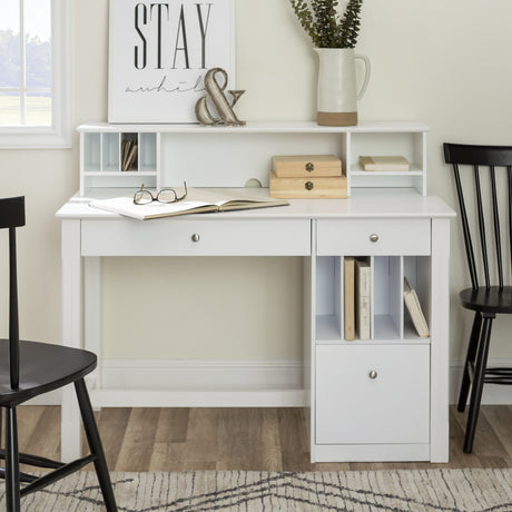 Clara Desk with Hutch-Home Office-Parc Decor