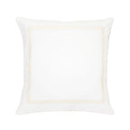 Classic Double Border Percale Cotton Euro Sham Pair