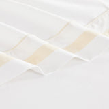 Classic Double Border Percale Cotton Pillowcase Pair