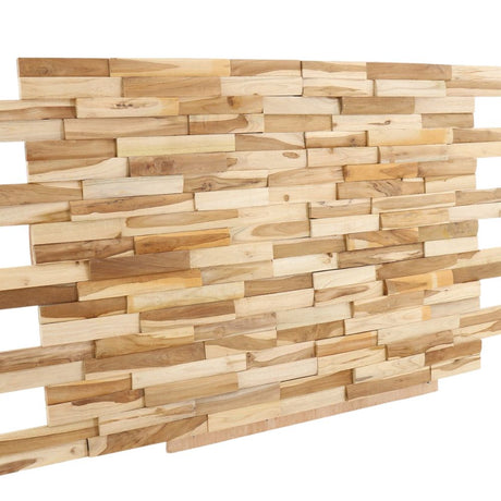 Clearwater Natural Teak Wall Panels-Wall Panel-Parc Decor