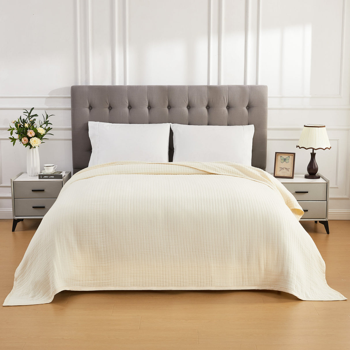 Cloud Cotton Gauze Blanket-Blanket-Parc Decor