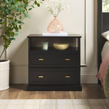 Clyde Classic 2-Drawer Nightstand / Side Table