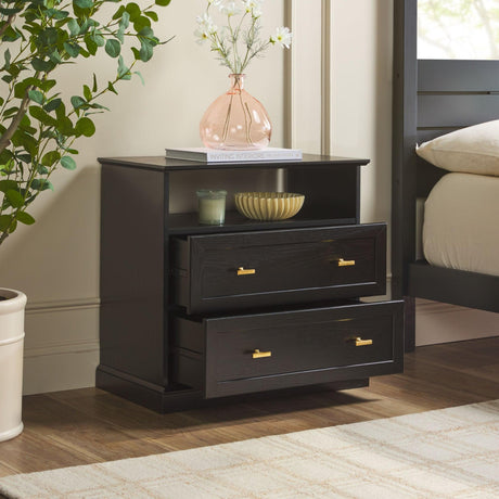 Clyde Classic 2-Drawer Nightstand / Side Table