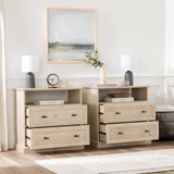 Clyde Classic 2-Drawer Nightstand / Side Table-Occasional-Parc Decor