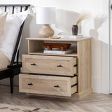 Clyde Classic 2-Drawer Nightstand / Side Table-Occasional-Parc Decor