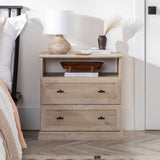 Clyde Classic 2-Drawer Nightstand / Side Table-Occasional-Parc Decor