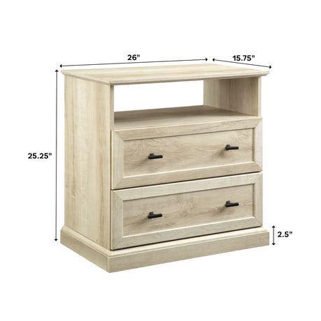 Clyde Classic 2-Drawer Nightstand – Side Table-Occasional-Parc Decor