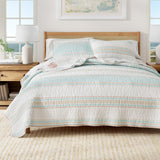 Coastal Printed Cotton Quilt Set - St. Augustine Collection-Quilts & Comforters-Parc Decor