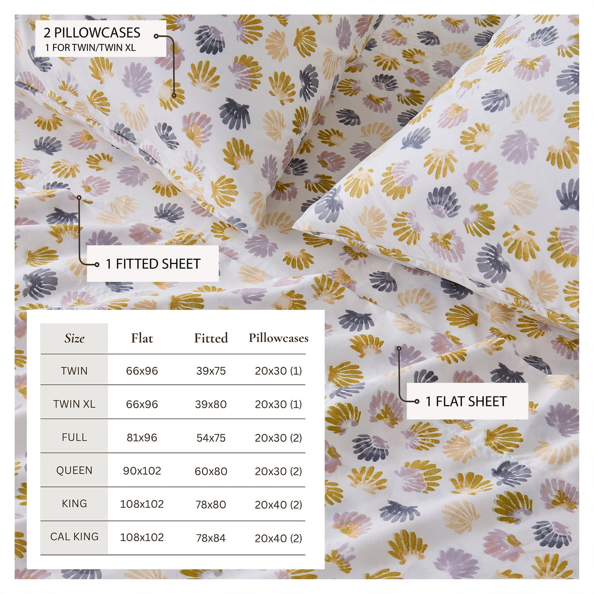 Coastal Printed Sheet Set - Newport Collection