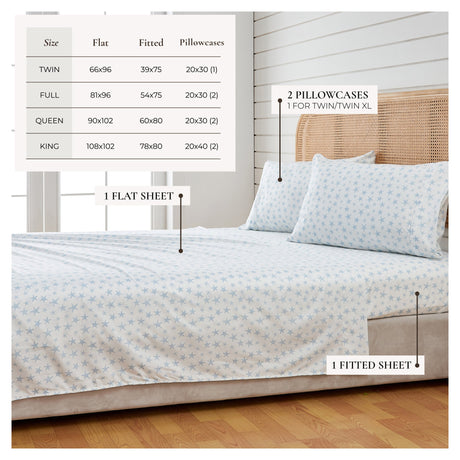 Coastal Printed Sheet Set - Newport Collection
