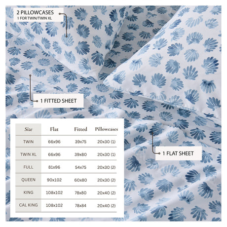 Coastal Printed Sheet Set - Newport Collection