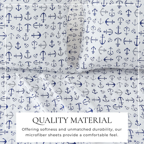 Coastal Printed Sheet Set - Newport Collection