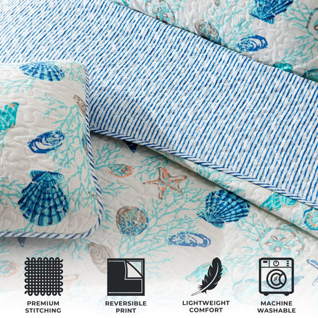 Coastal Quilt Set Bali Collection