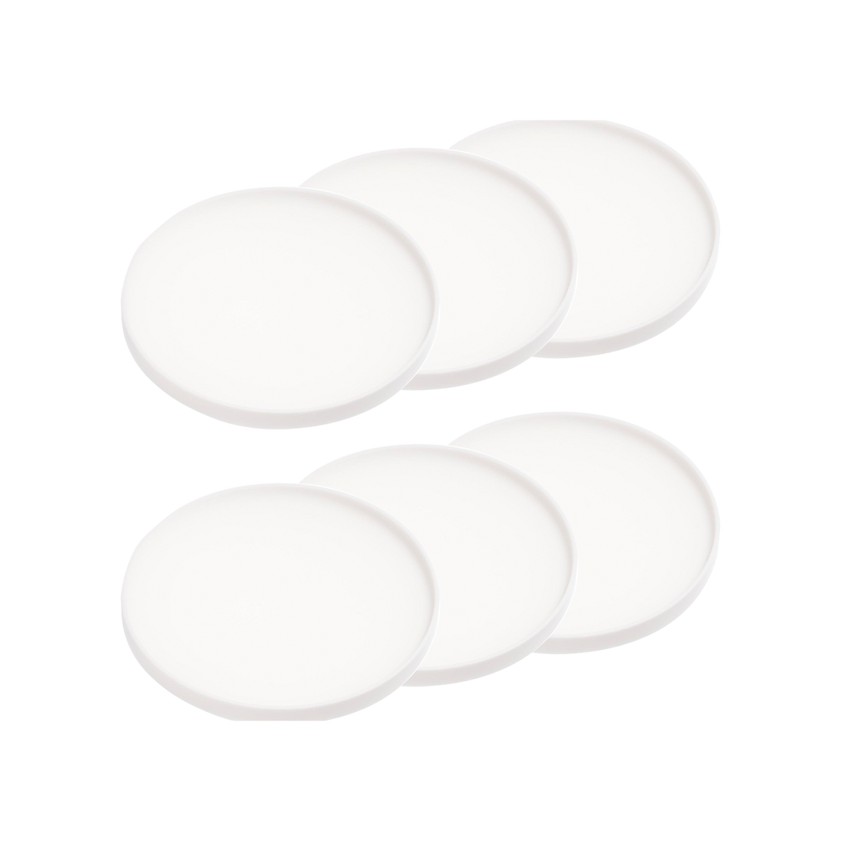 Coasters (Set of 6) - Two Styles - Silicone-Tabletop-Parc Decor