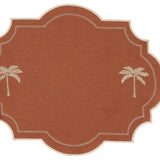 Cocoa Oasis Linen Placemats – Set of 4