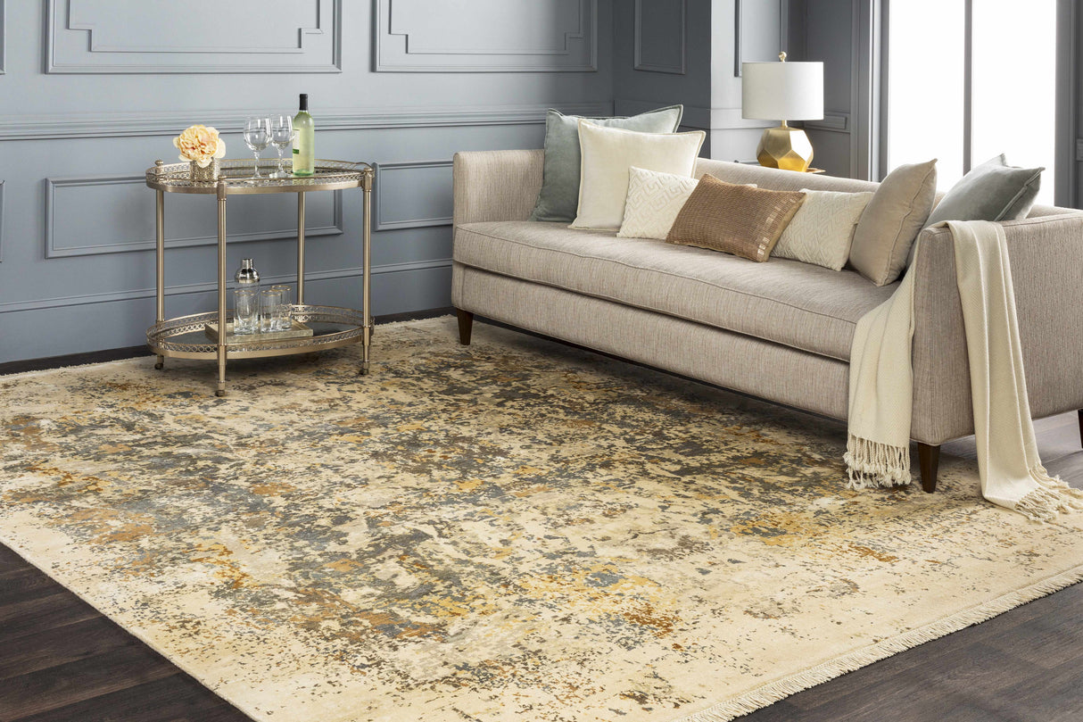 Coleford Gold Geometric Table Lamp-Lighting-Parc Decor