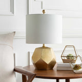 Coleford Gold Geometric Table Lamp-Lighting-Parc Decor