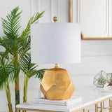 Coleford Gold Geometric Table Lamp-Lighting-Parc Decor