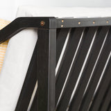 Cologne Modern Solid Wood Outdoor Loveseat-Outdoor-Parc Decor