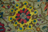 Colorful Oushak Traditional Hand knotted Custom Made wool Area Rug