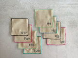 Colorful Sweary Cocktail Coasters, set of 8-Napkins-Parc Decor