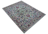 Colorful Traditional Serapi Design Ivory And Beige Hand Knotted 8x10 Wool Area Rug