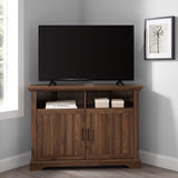Columbus 44" Grooved Door Corner TV Stand-Entertainment-Parc Decor