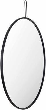Comaltepec Black Metal Mirror-Mirrors-Parc Decor