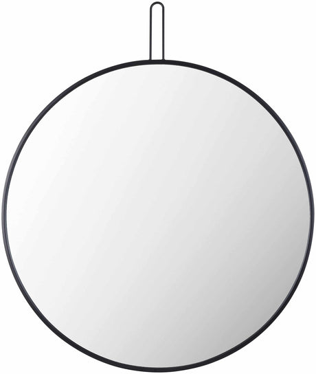 Comaltepec Black Metal Mirror-Mirrors-Parc Decor