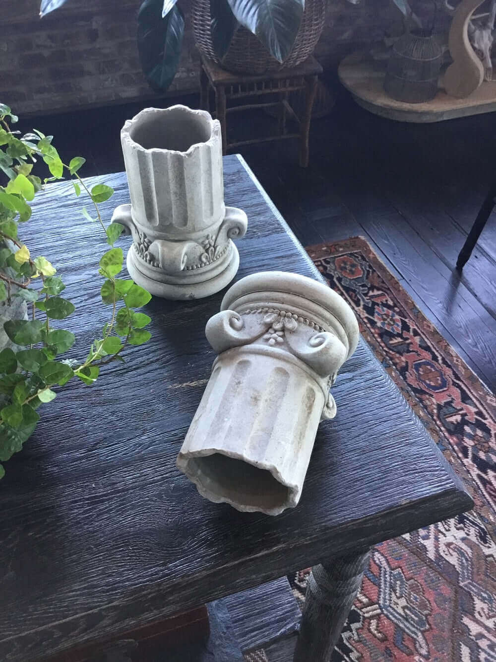 Concrete Column Planter-Planter-Parc Decor