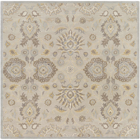 Conesus 1192 Hand Tufted Ivory&Taupe Wool Rug-Rugs-Parc Decor