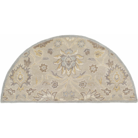 Conesus 1192 Hand Tufted Ivory&Taupe Wool Rug-Rugs-Parc Decor