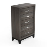 Contemporary 31" Chest with 5-Drawer for Bedroom, Livingroom-斗柜-Parc Decor